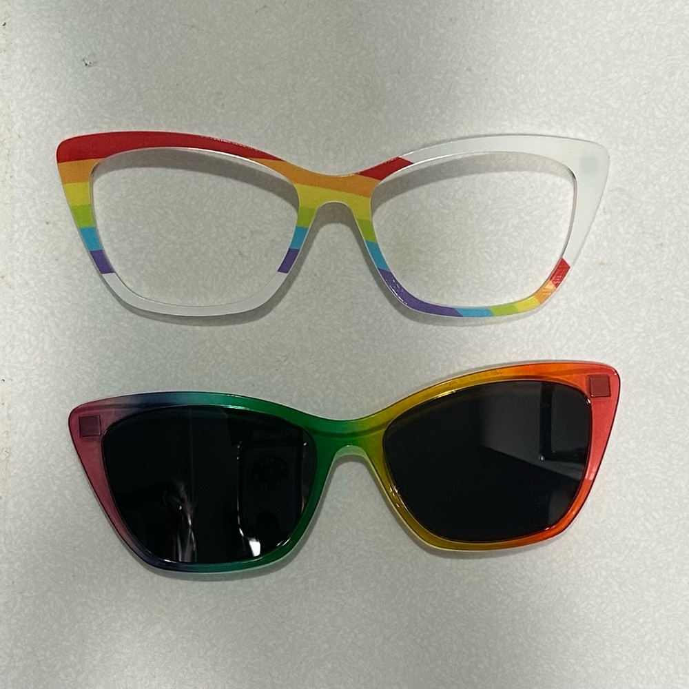 Pair Eyewear Rainbow Toppers for The Wanda